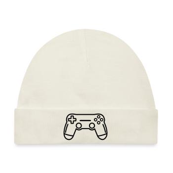 Controller für Videospiele - Baby Premium Organic Mütze - Naturweiß - Vorne