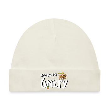 Roots is Unity - Baby Premium Organic Mütze - Naturweiß - Vorne