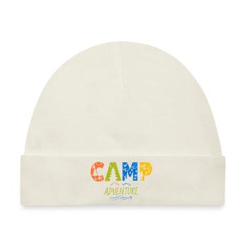 Camp adventure - Baby Premium Organic Mütze - Naturweiß - Vorne
