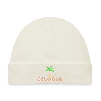 Ecuador - Baby Premium Organic Mütze - Naturweiß - Vorne