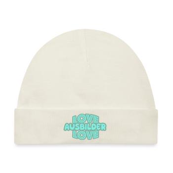Ausbilder als Spruch - Baby Premium Organic Mütze - Naturweiß - Vorne