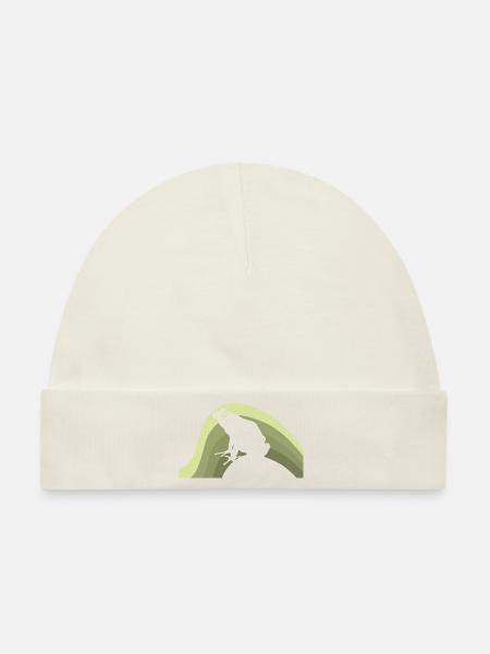 Frosch Quark Laubfrosch - Baby Premium Organic Mütze - Naturweiß