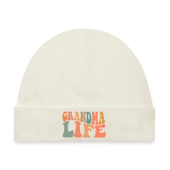 Grandma Life - Baby Premium Organic Mütze - Naturweiß - Vorne