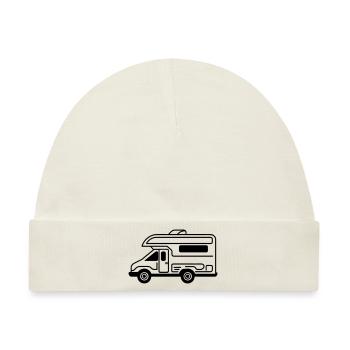 Wohnmobil - Baby Premium Organic Mütze - Naturweiß - Vorne