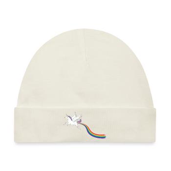 REGENBOGEN-ANTRIEB - Baby Premium Organic Mütze - Naturweiß - Vorne