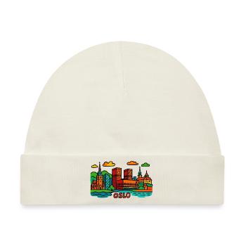 oslo stadt - Baby Premium Organic Mütze - Naturweiß - Vorne