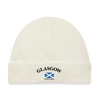 Glasgow, Schottland - Baby Premium Organic Mütze - Naturweiß - Vorne