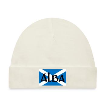 Alba - Scotland - Baby Premium Organic Mütze - Naturweiß - Vorne