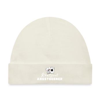 Kratzen Angstgegner - Baby Premium Organic Mütze - Naturweiß - Vorne