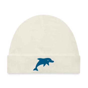 delphins - Baby Premium Organic Mütze - Naturweiß - Vorne