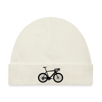 Rennrad - Baby Premium Organic Mütze - Naturweiß - Vorne