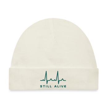Still alive - Baby Premium Organic Mütze - Naturweiß - Vorne