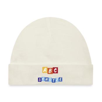 ABC Schütze - Baby Premium Organic Mütze - Naturweiß - Vorne