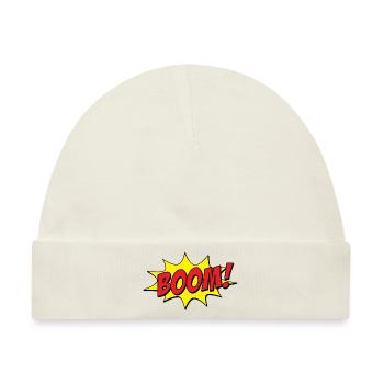 Boom - Baby Premium Organic Mütze - Naturweiß - Vorne