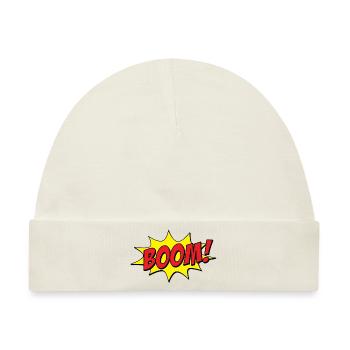 BOOM! Comic - Baby Premium Organic Mütze - Naturweiß - Vorne