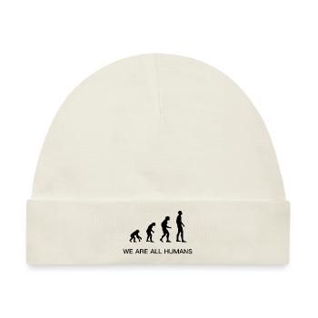 Evolution - Baby Premium Organic Mütze - Naturweiß - Vorne