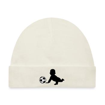 Fussball Baby - Baby Premium Organic Mütze - Naturweiß - Vorne
