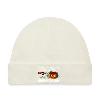 Feuerwerk kann man kaufen - Baby Premium Organic Mütze - Naturweiß - Vorne