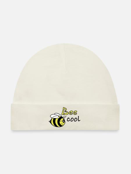bee cool - Baby Premium Organic Mütze - Naturweiß