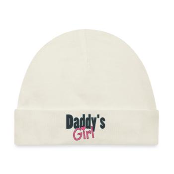 daddy's girl - Baby Premium Organic Mütze - Naturweiß - Vorne