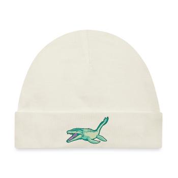 Plesiosaurus Dinosaurier Dino Urzeit Geschenkidee - Baby Premium Organic Mütze - Naturweiß - Vorne