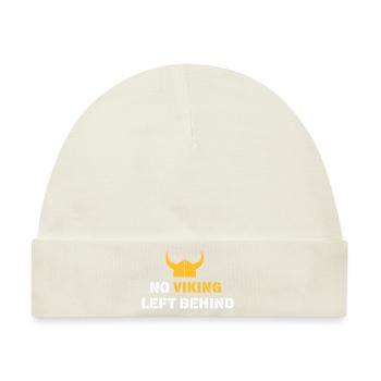 No Viking left behind! - Baby Premium Organic Mütze - Naturweiß - Vorne