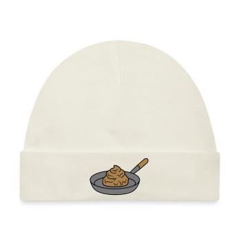 kacke scheisse kot ekelig ekelhaft koechin grillen - Baby Premium Organic Mütze - Naturweiß - Vorne