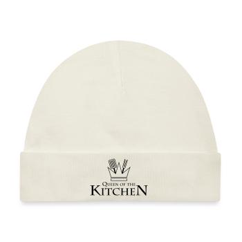 Queen Of The Kitchen - Baby Premium Organic Mütze - Naturweiß - Vorne