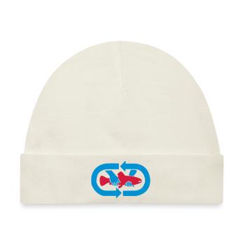 Catch & Release - Logo - Baby Premium Organic Mütze - Naturweiß - Vorne