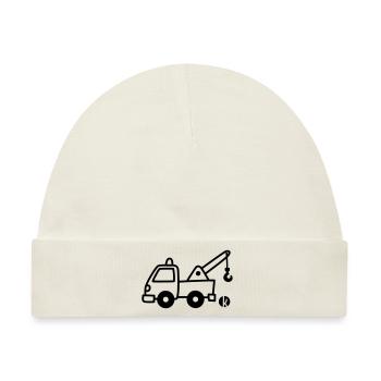 Abschlepper - Baby Premium Organic Mütze - Naturweiß - Vorne