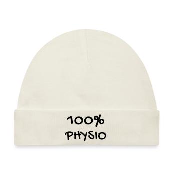 Krankengymnast / Krankengymnastin / Physio / - Baby Premium Organic Mütze - Naturweiß - Vorne