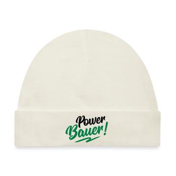 bauer power - Baby Premium Organic Mütze - Naturweiß - Vorne