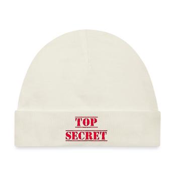 Top Secret - Baby Premium Organic Mütze - Naturweiß - Vorne