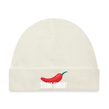 hot chili - Baby Premium Organic Mütze - Naturweiß - Vorne