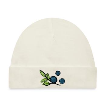 Bilbeeren Frucht - Baby Premium Organic Mütze - Naturweiß - Vorne