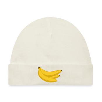 Bananen - Baby Premium Organic Mütze - Naturweiß - Vorne