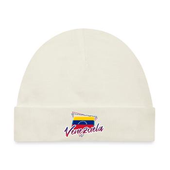 Venezuela - Baby Premium Organic Mütze - Naturweiß - Vorne