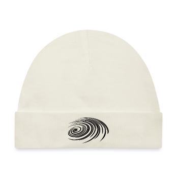 Spirale Geometrie - Spiralgalaxie - Baby Premium Organic Mütze - Naturweiß - Vorne
