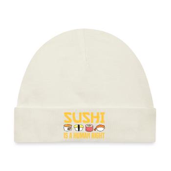 Sushi - Baby Premium Organic Mütze - Naturweiß - Vorne
