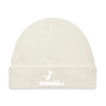 Spikeball Roundnet Game - Baby Premium Organic Mütze - Naturweiß - Vorne