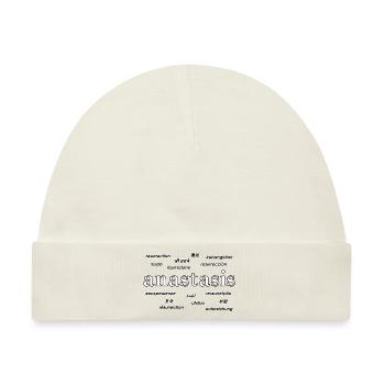 Anastasis: Auferstehung 16 Sprachen - christlich - Baby Premium Organic Mütze - Naturweiß - Vorne