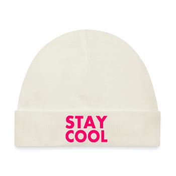 Stay cool - Baby Premium Organic Mütze - Naturweiß - Vorne