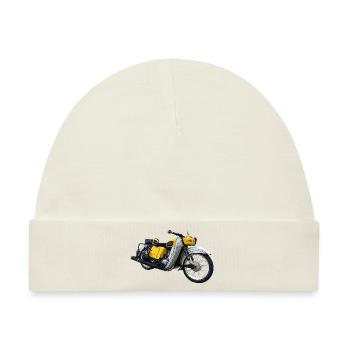 MZ ES 125 150 Motorrad - Baby Premium Organic Mütze - Naturweiß - Vorne
