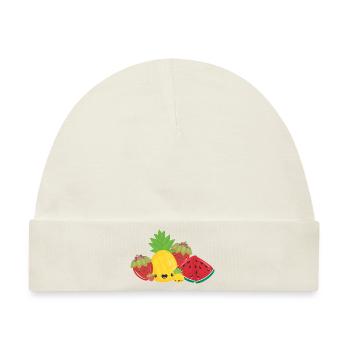 Fruit Party - Baby Premium Organic Mütze - Naturweiß - Vorne