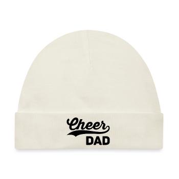 Cheer Dad The Only Thing I Flip Is My Wallet Gymna - Baby Premium Organic Mütze - Naturweiß - Vorne