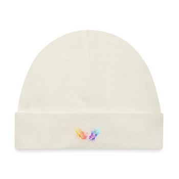 angelwings,flügel,aquarell,bunt,engelsflügel - Baby Premium Organic Mütze - Naturweiß - Vorne