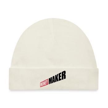 Unternehmer Money Maker Logo - Baby Premium Organic Mütze - Naturweiß - Vorne