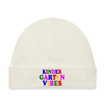 kindergarten vibes - Baby Premium Organic Mütze - Naturweiß - Vorne