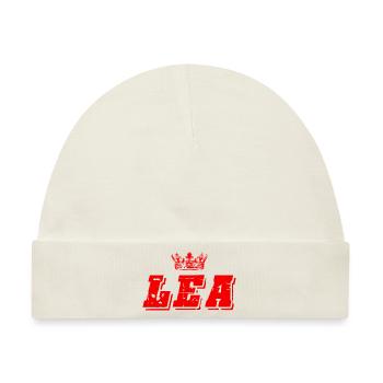 Lea - Baby Premium Organic Mütze - Naturweiß - Vorne