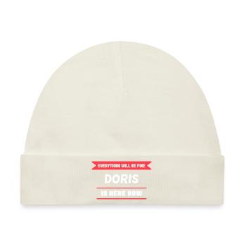 Doris Name Spruch für stolze Doris - Baby Premium Organic Mütze - Naturweiß - Vorne
